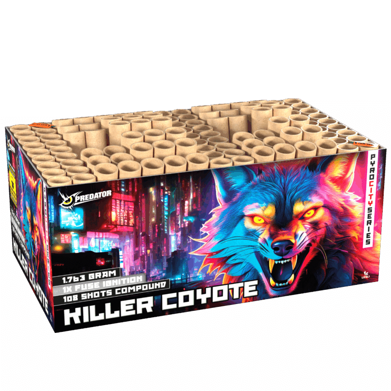 Lesli Killer Coyote mit 108 Schuss