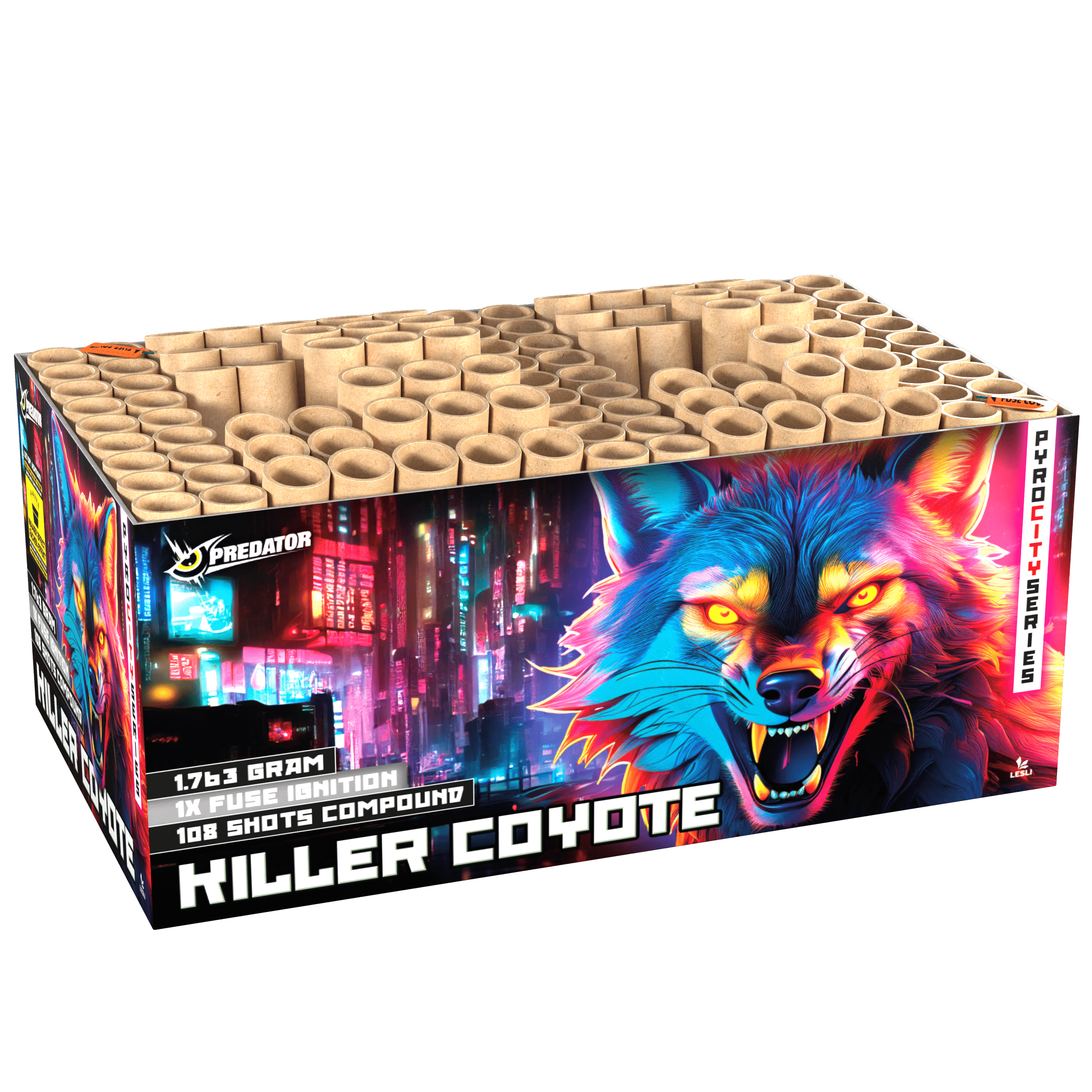 Lesli Killer Coyote mit 108 Schuss