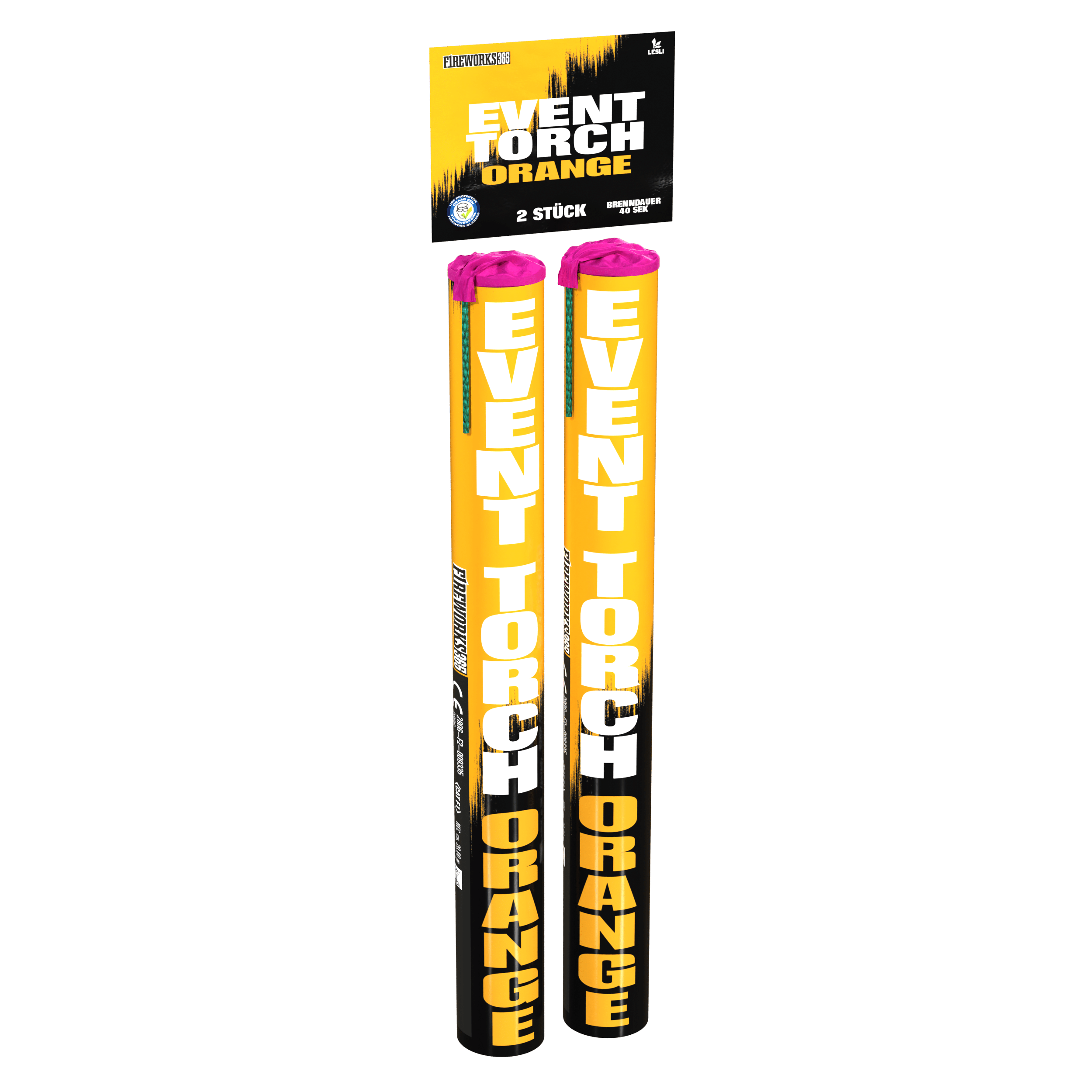 Lesli Event Torch Orange (2er Pack)
