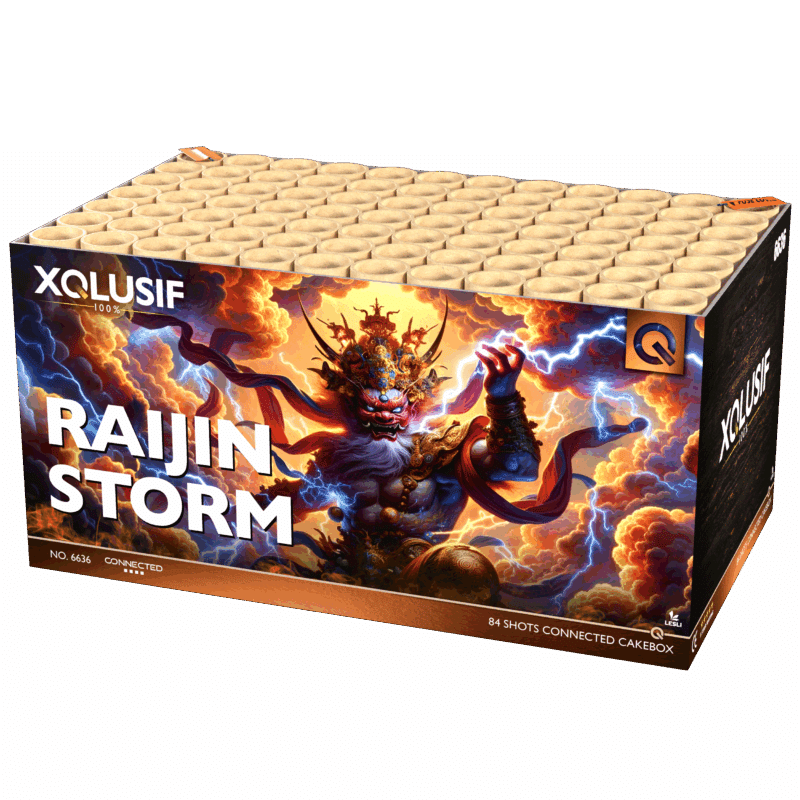 Lesli Raijin Storm Box mit 84 Schuss – Bild 2