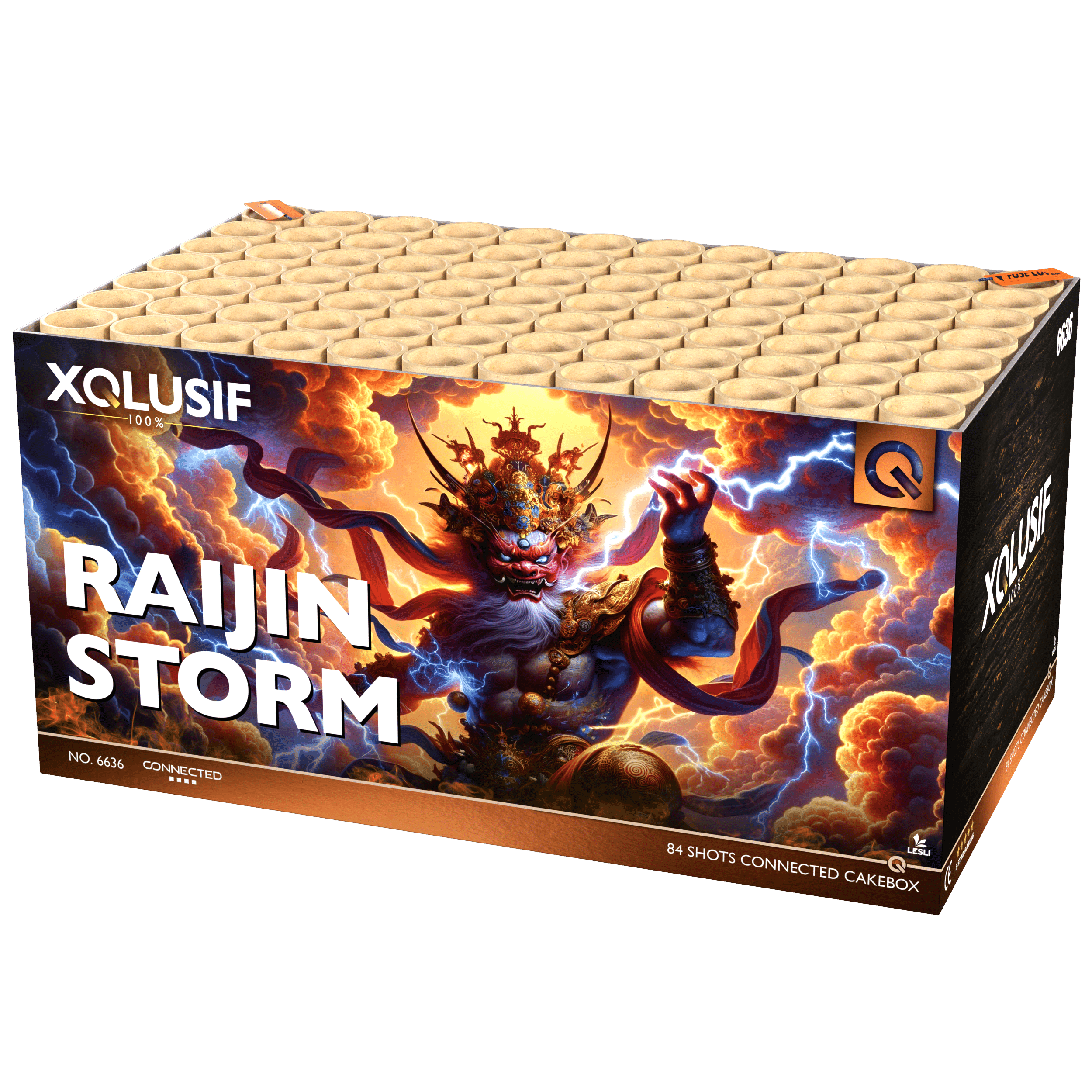 Lesli Raijin Storm Box mit 84 Schuss – Bild 2